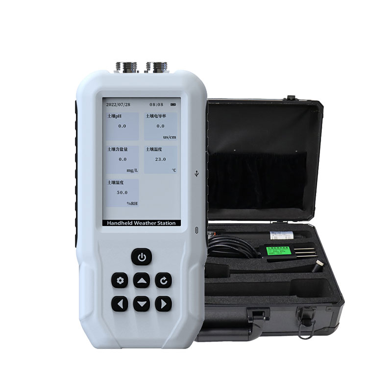 土壤水分温度盐分ph测定仪